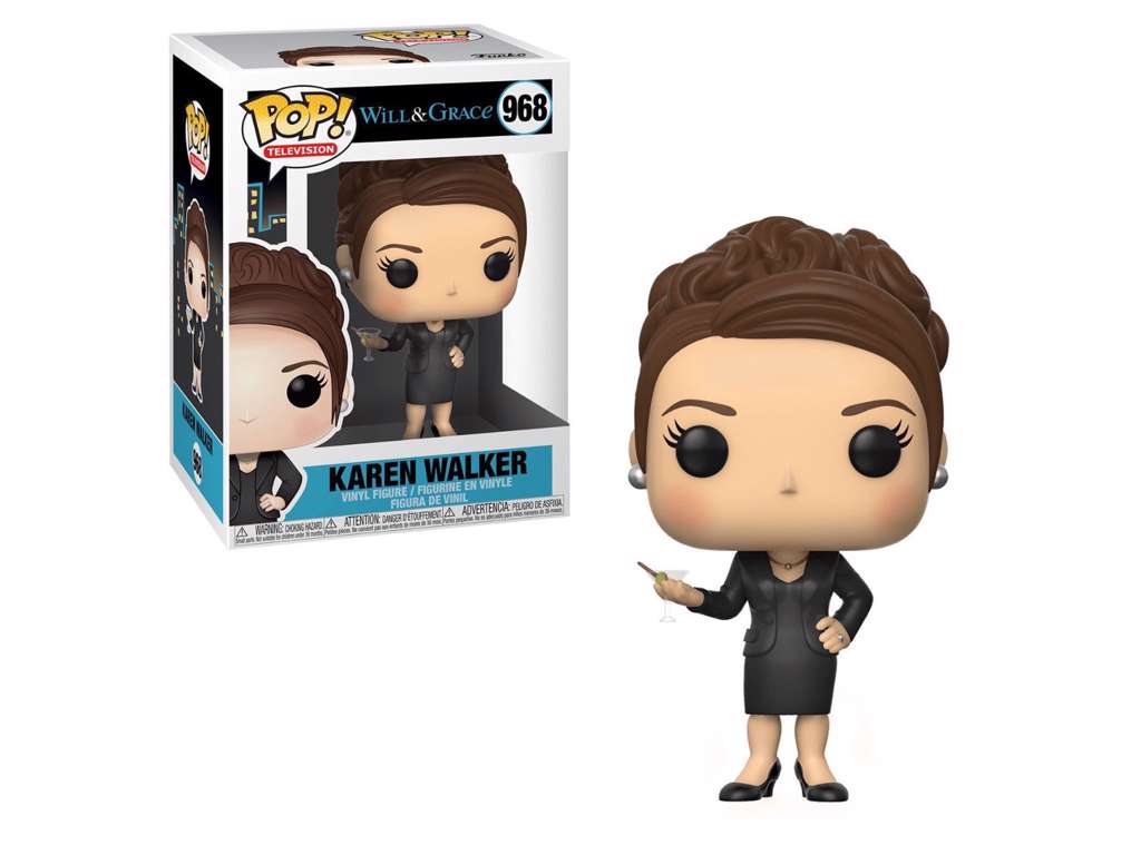 Will & Grace POP! vinyl figur af Karen Walker på 9 cm