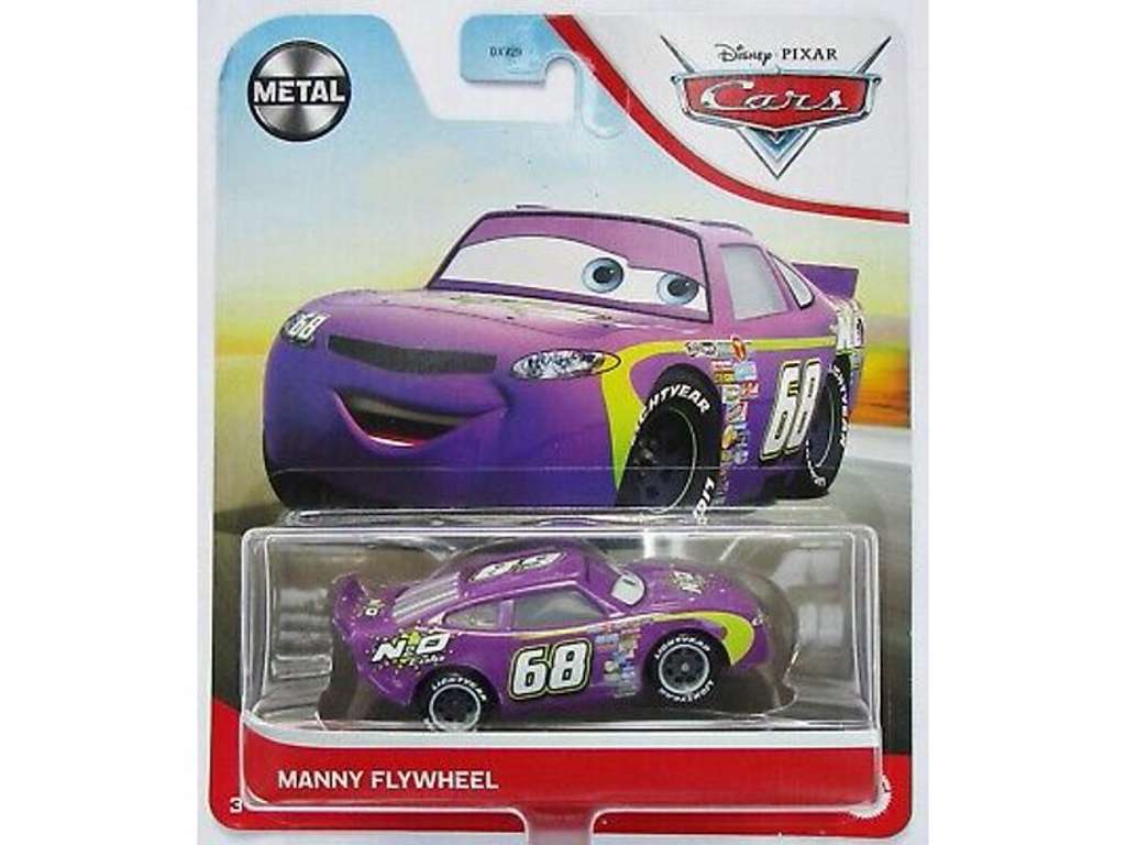 Manny Flywheel metalbil fra Cars 3