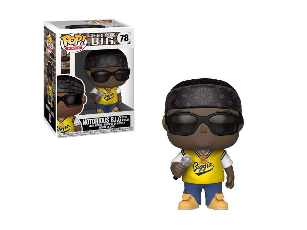 Notorious B.I.G. POP! vinyl figur af Notorious B.I.G. (Jersey) på 9 cm