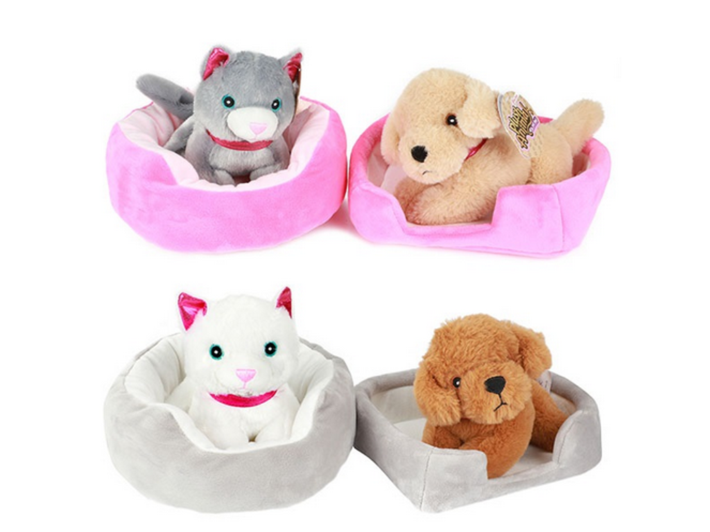 Kat/Hunde bamse i kurv