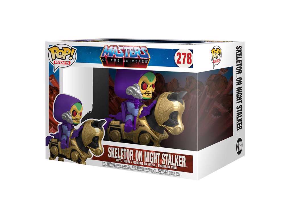 Masters of the Universe POP! Rides Vinyl Figure Skeletor w/Night Stalker 18 cm