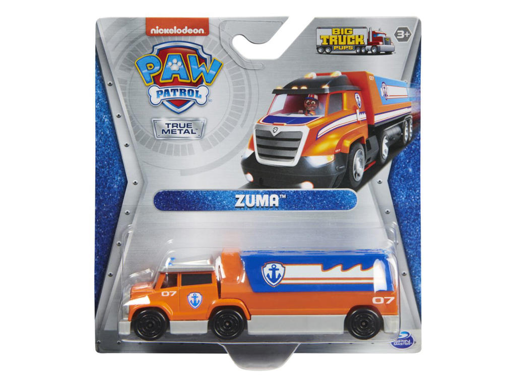 Paw Patrol Big Trucks True Metal Vehicle - Zuma's bil