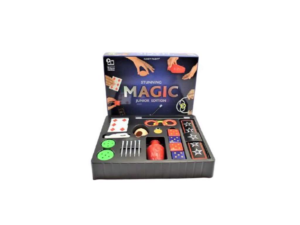 Tryllesæt junior edition med 50 tricks fra Stunning Magic