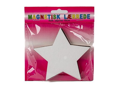 Magnetiske Lærreder Stjerne 10 cm – 4 stk.