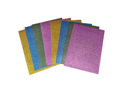 A4 Glitter karton - 8 ark