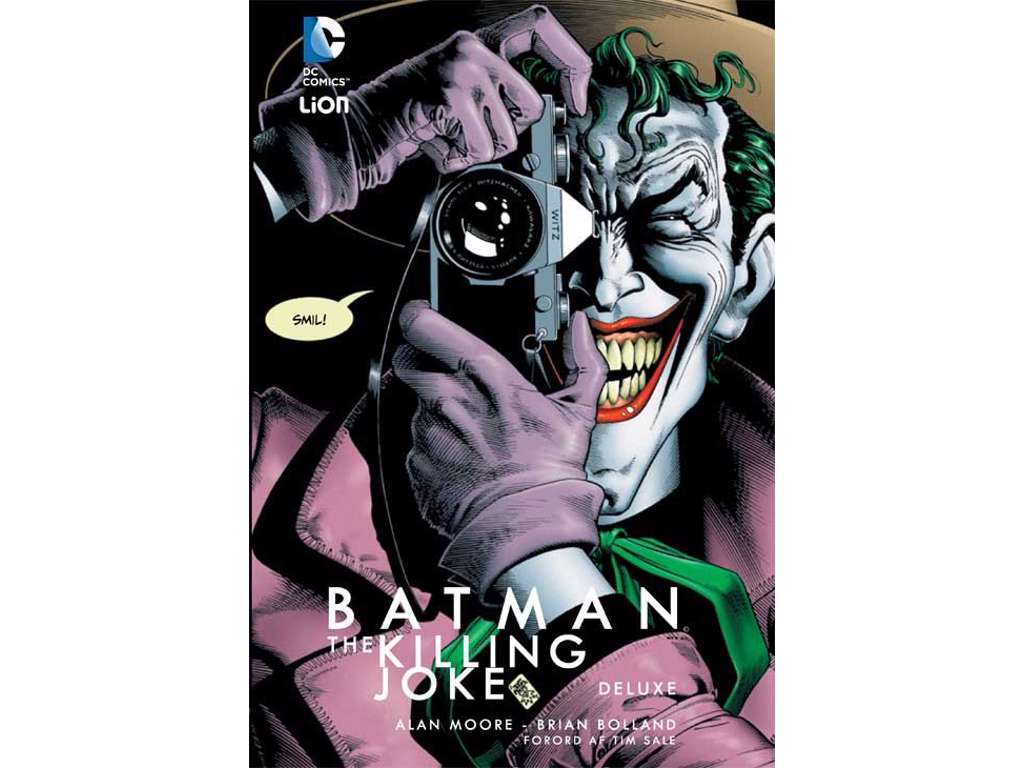 Batman The Killing Joke dansk deluxe tegneserie