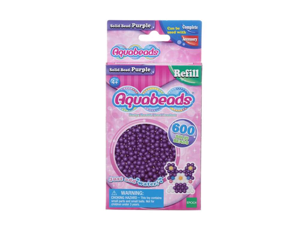 Aquabeads 600 stk - lilla