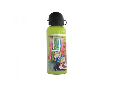 Drikkedunk i aluminium med Guldlok og de 3 bjørne