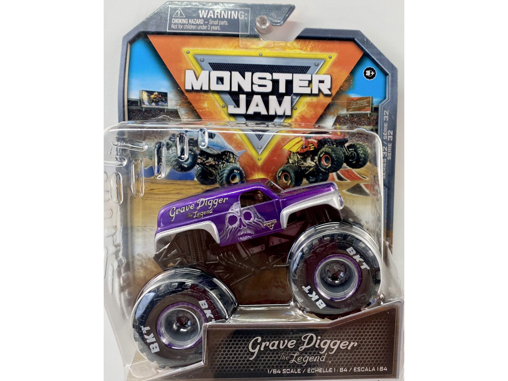 Monster Jam 1:64 Single Pack - Grave Digger The Legend Monster Truck
