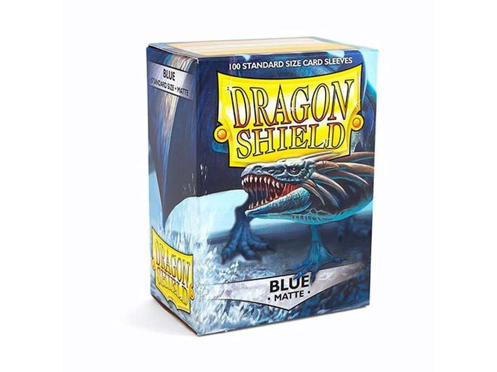Dragon Shield sleeves - Matte Blue 100 stk standard