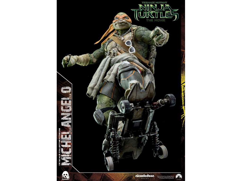 Teenage Mutant Ninja Turtles action figur af Michelangelo på 30 cm
