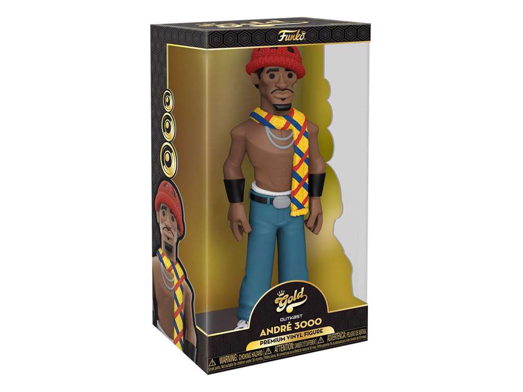 Outkast Vinyl Gold Figure Andre3000 (Black & Gold Suit) 30 cm