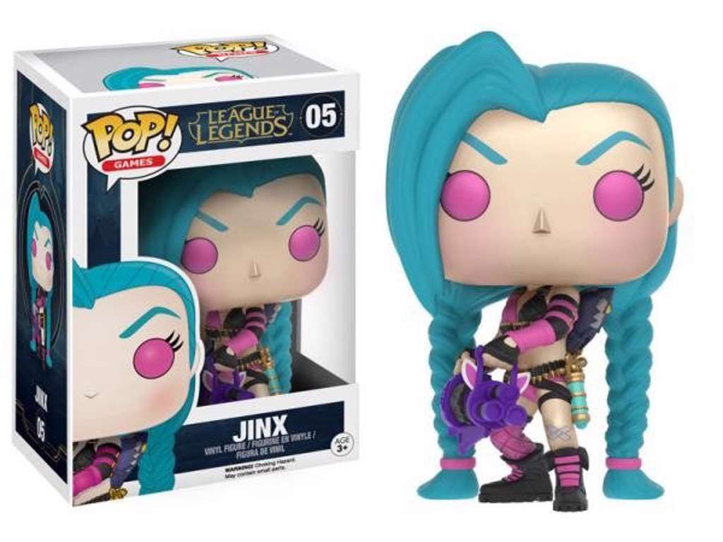 League of Legends POP! vinyl figur af Jinx på 9 cm