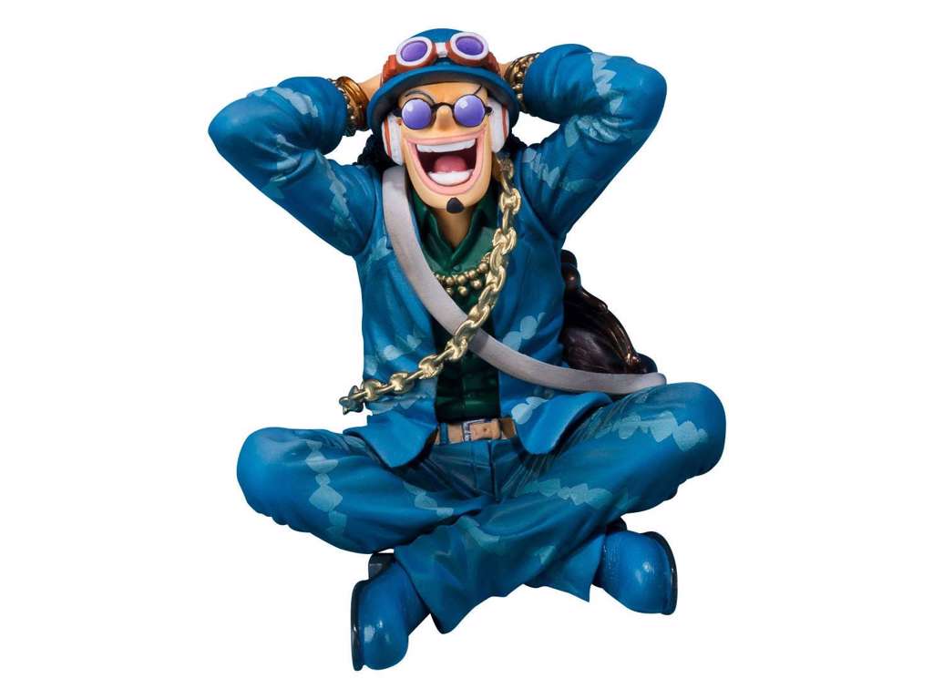 One Piece statue af Usopp 20th Anniversary på 7 cm