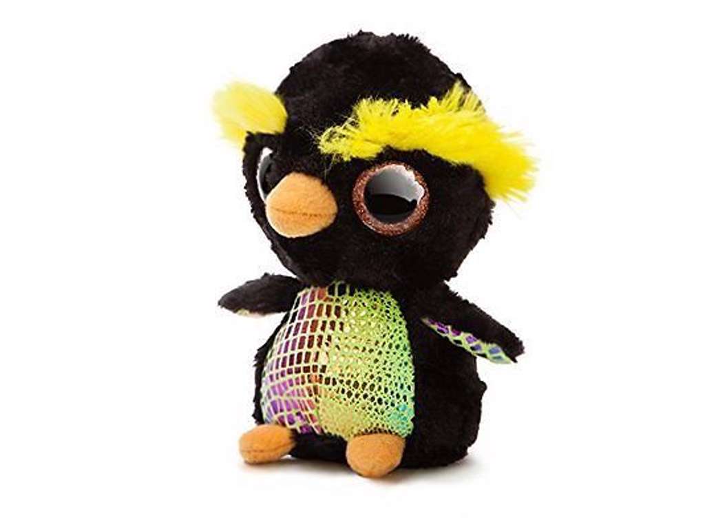 Yoohoo sort pingvin på 12.5 cm - Macaronee