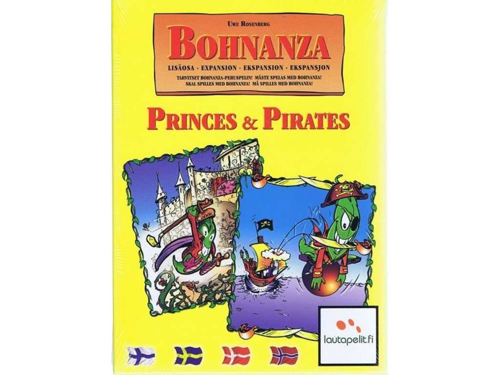 Bohnanza - Princes & Pirates (Nordic) - brætspil fra Lautapelit
