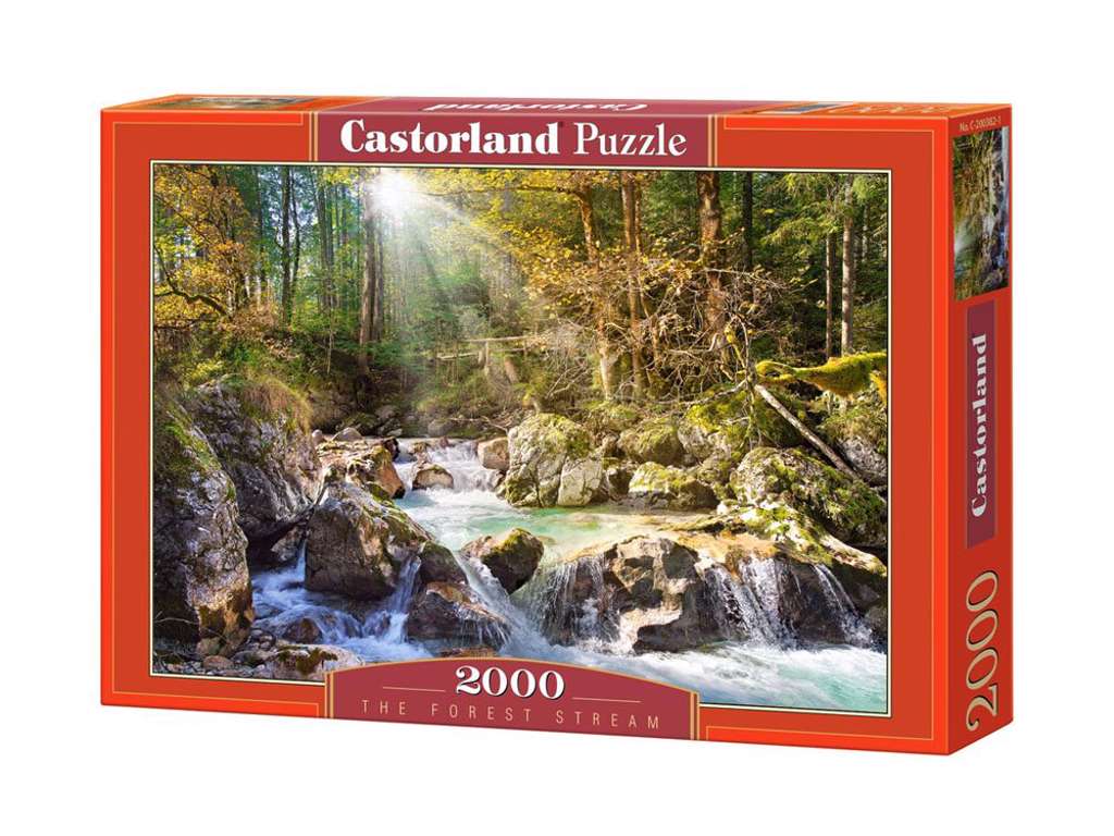 Skovstrømmen 2 puslespil på 2000 brikker fra Castorland