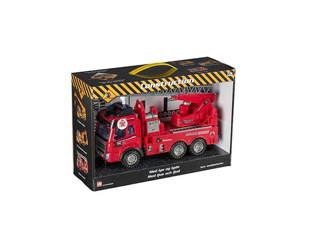 SPEED CONSTRUCTION - Brandbil med lyd og lys