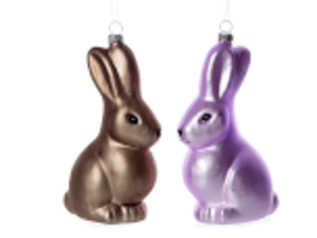 Kanin glasdekoration