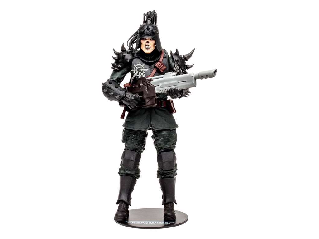 Warhammer 40k: Darktide Traitor Guard actionfigur på 18 cm