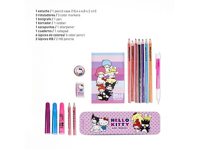 Hello Kitty Farvelægningssæt