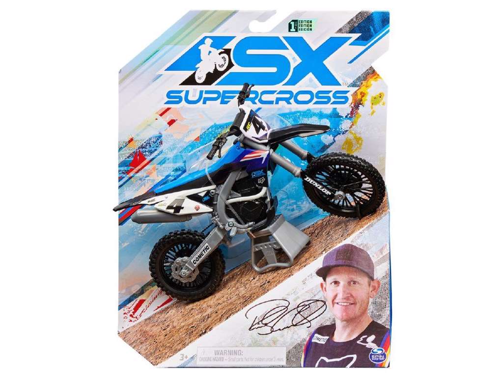 Supercross 1:10 Ricky Carmichael motorcykel