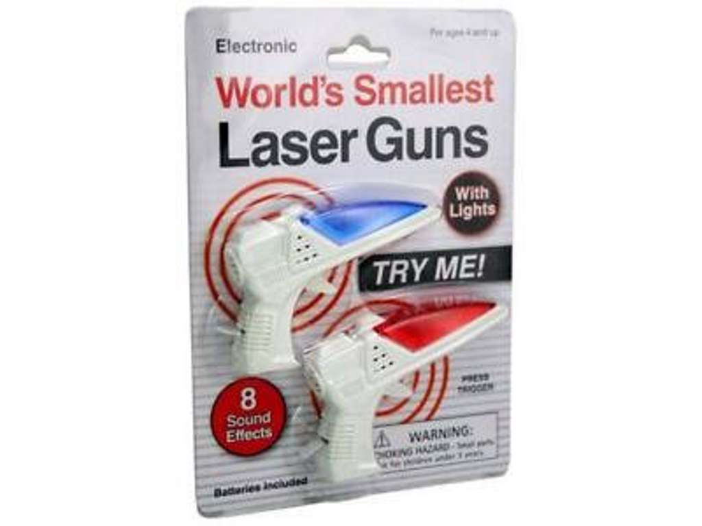 Verdens mindste laserpistol