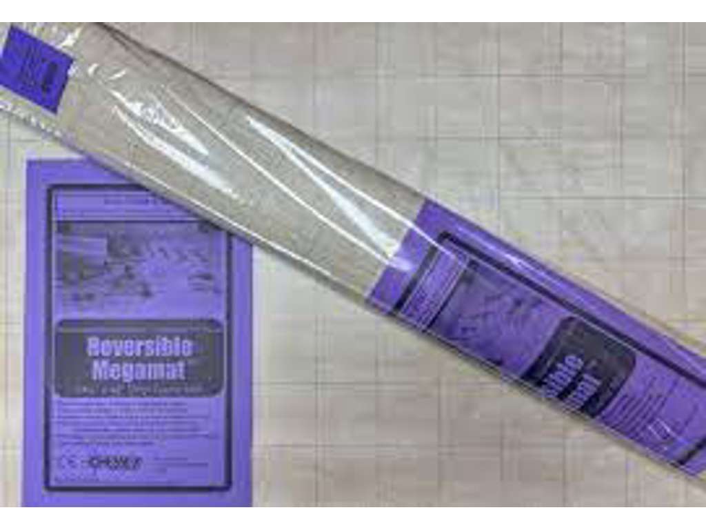 Reversible Megamat: 1½" Squares  1½" Hexes (34½"x48" / 2'10,5"x4'
