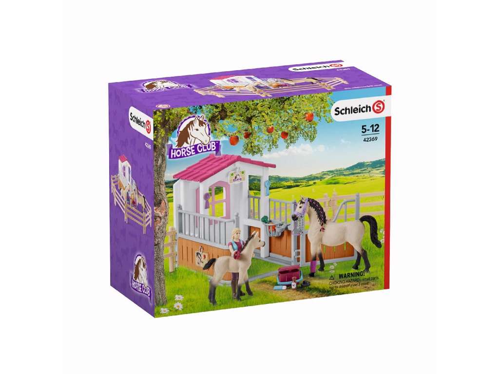 Hesteboks med Araberhest og hestepasser fra Schleich - 42369
