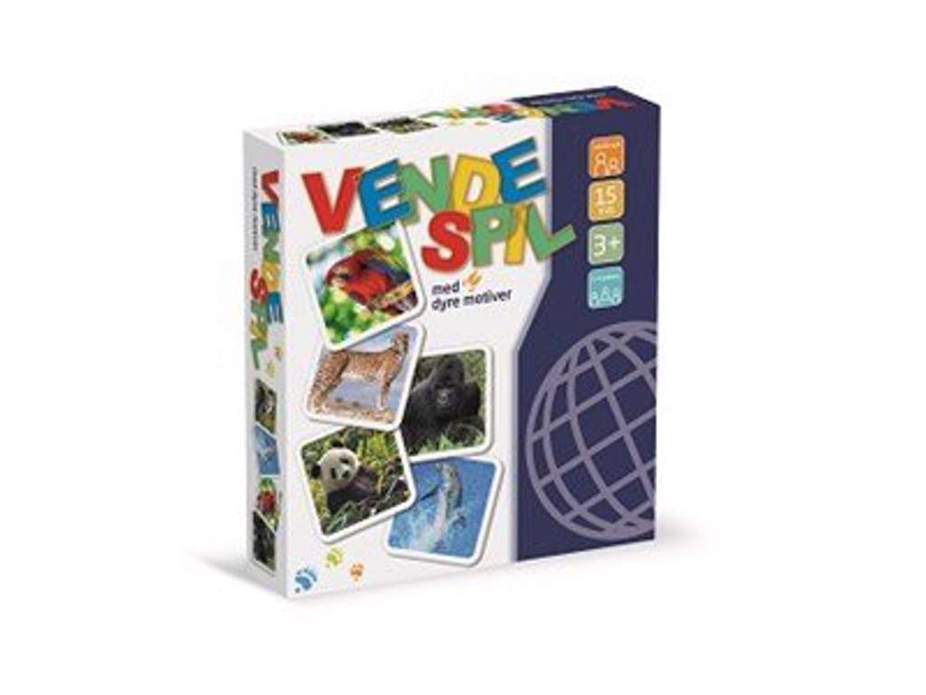 Vendespil med vilde dyr - brætspil