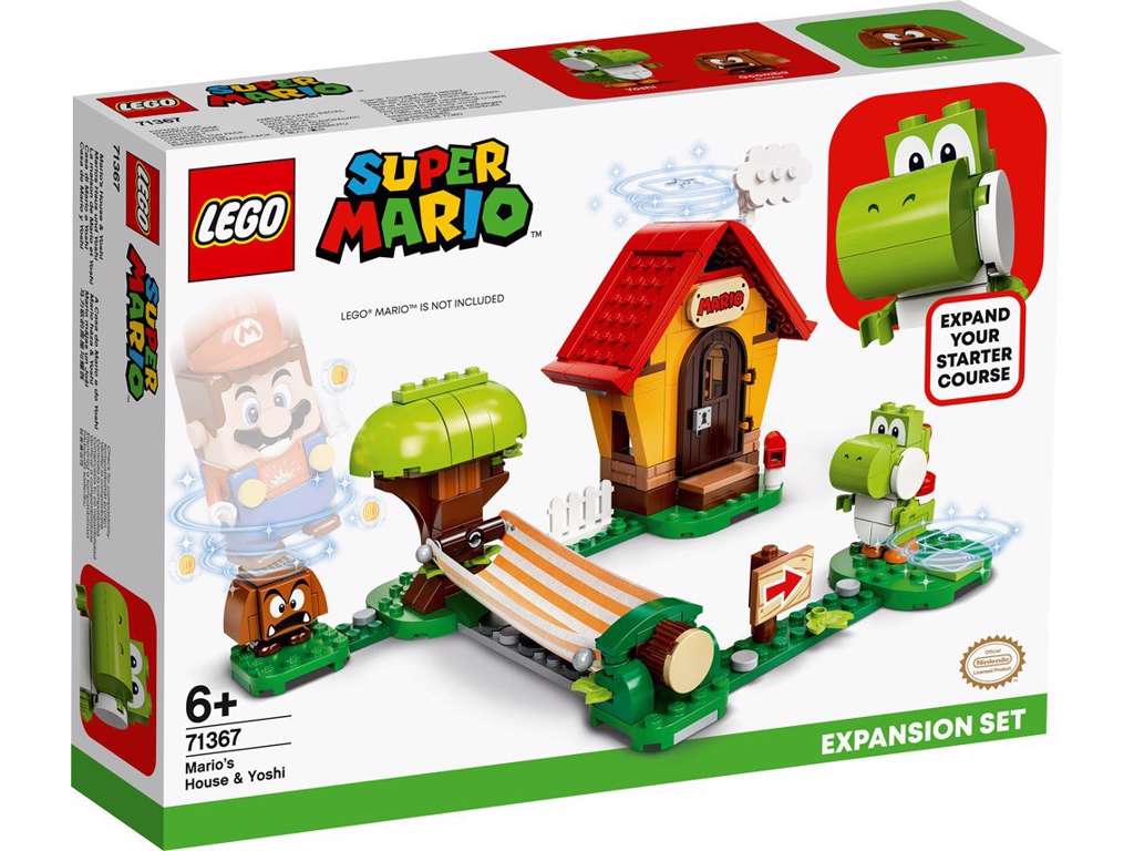 LEGO Super Mario - Marios hus og Yoshi – udvidelsessæt - 71367