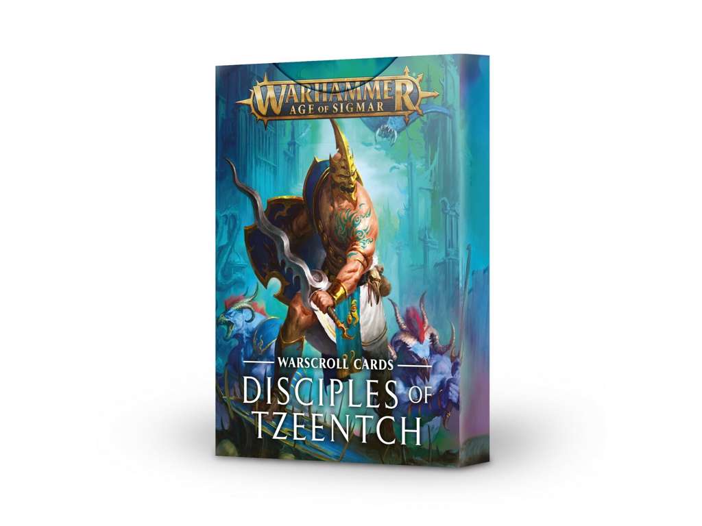 Warscroll Cards Disciples of Tzeentch
