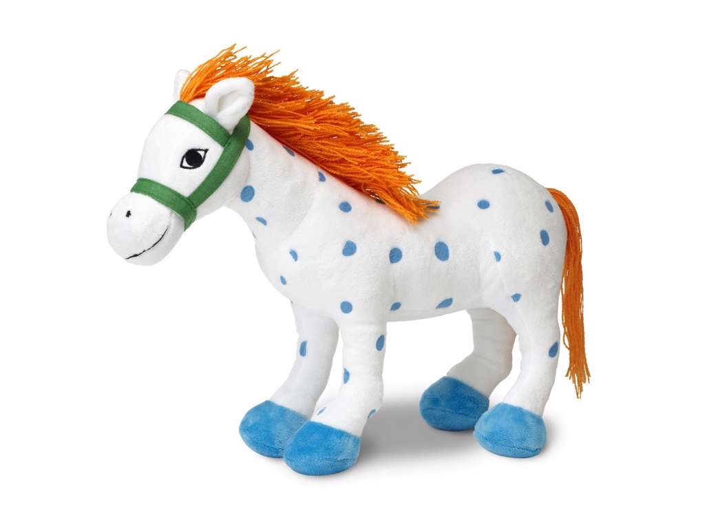 Bamse på 40 cm af Pippis hest Lille Gubben