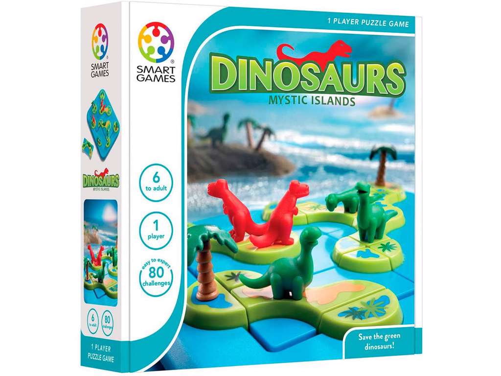 SmartGames: Dinosaur - Mystic Islands (Nordic) - brætspil fra Smart Games