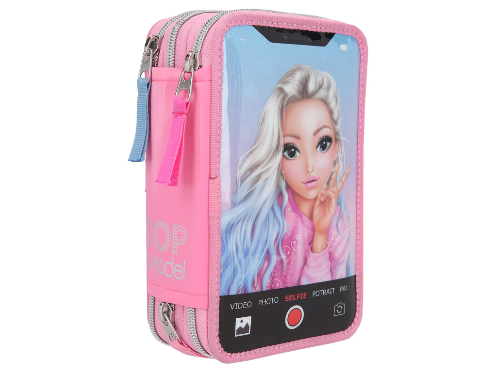 Top Model - Selfie trippel penalhus med lys