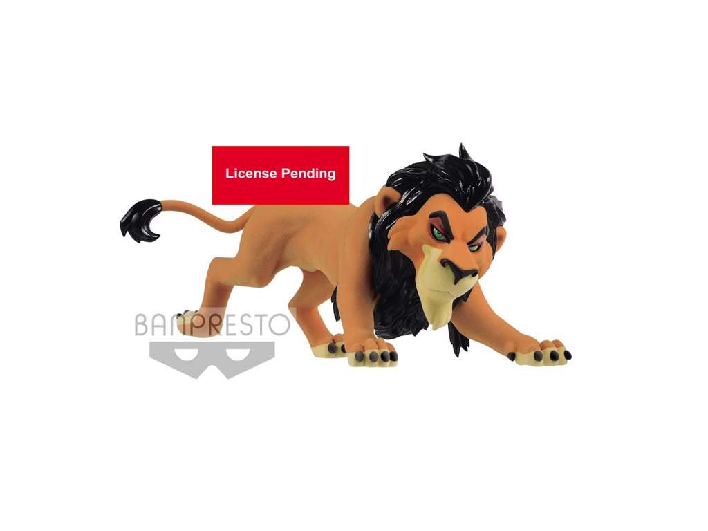 Disney Fluffy Puffy mini figur af Lion King Scar på 7 cm