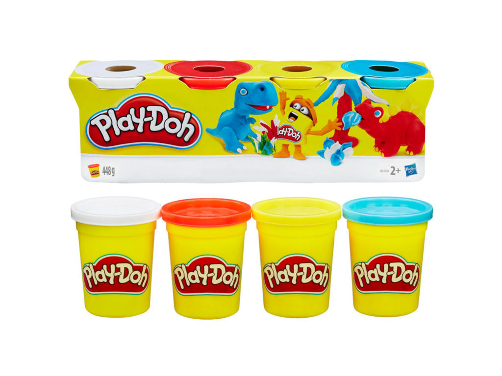 4 klassiske farver modellervoks - Play-Doh