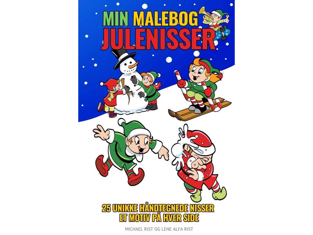 Min malebog - julenisser