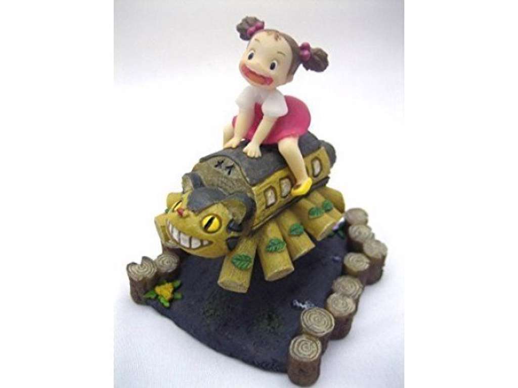 My Neighbor Totoro Cat Bus med Mei mini figur - 10 cm