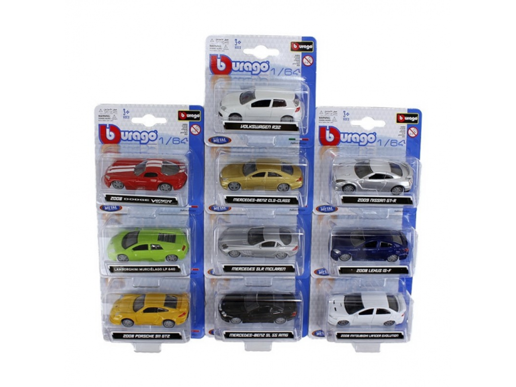 Burago 1:64 metalbil