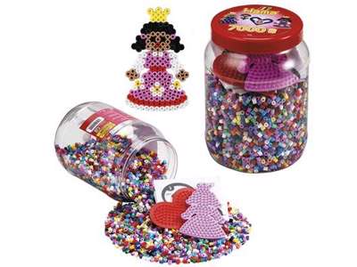 Hama Midi Perler - 7000 perler og 2 plader - 2020