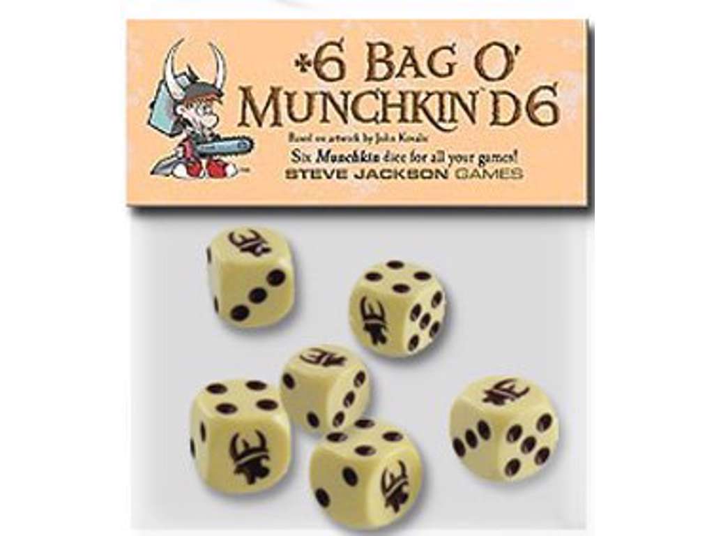 Munchkin 6 pak terninger