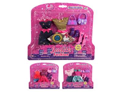 Judith tøj med tilbehør - fashiondukke