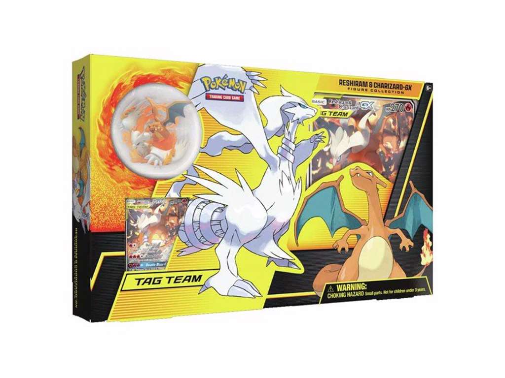 Pokémon Reshiram & Charizard GX Tag Team boks