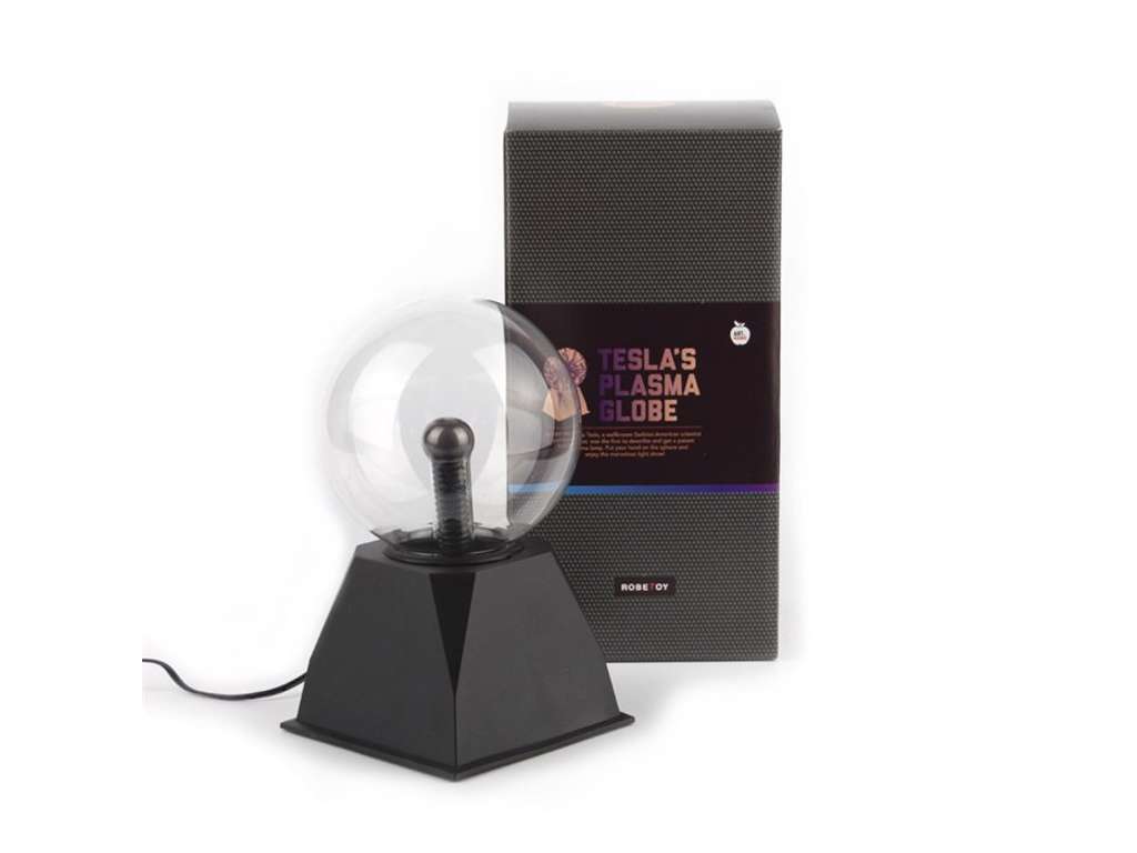 Tesla plasma globe med strømstik – 21 cm