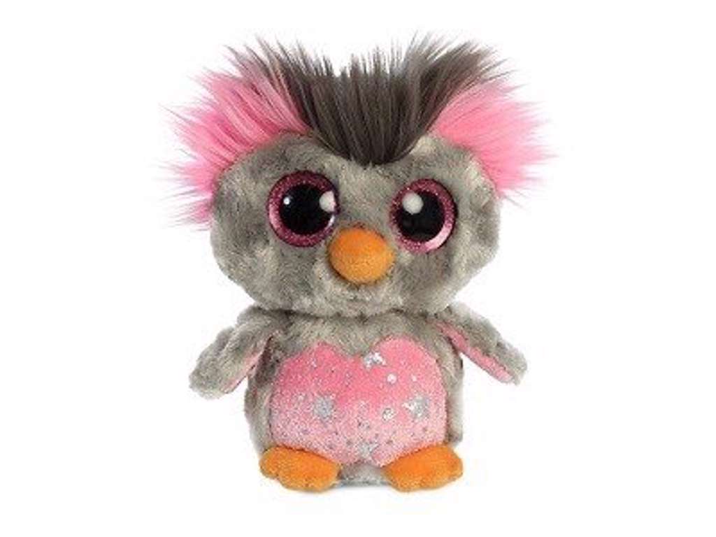 Yoohoo pink pingvin på 20 cm - Hopee Rock Hopper 