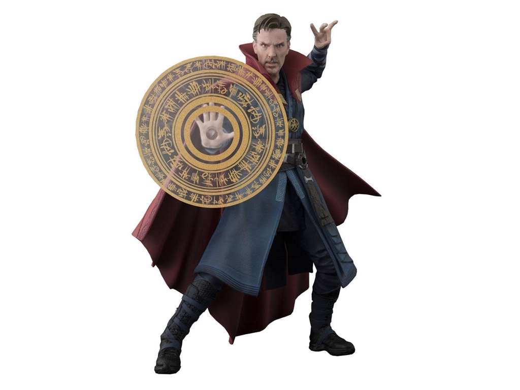 Doctor Strange action figur af Doctor Strange & Burning Flame Set på 15 cm