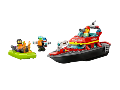 LEGO City Fire - Brandvæsnets redningsbåd - 60373