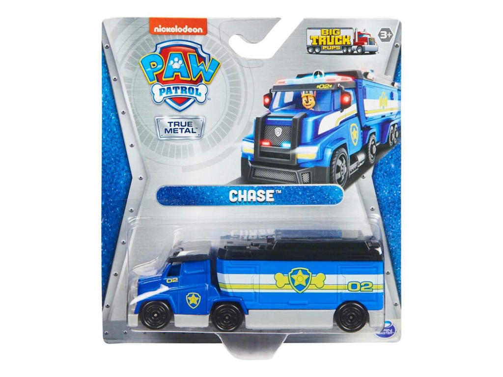 Paw Patrol Big Trucks True Metal Vehicle - Chase's bil