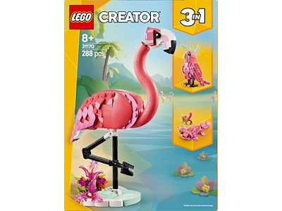 Vilde dyr: Pink flamingo - 31170 - LEGO Creator